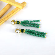 Green Moonga Jaipuri Necklace Set