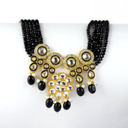 Kundan Crystal Necklace Earrings Set