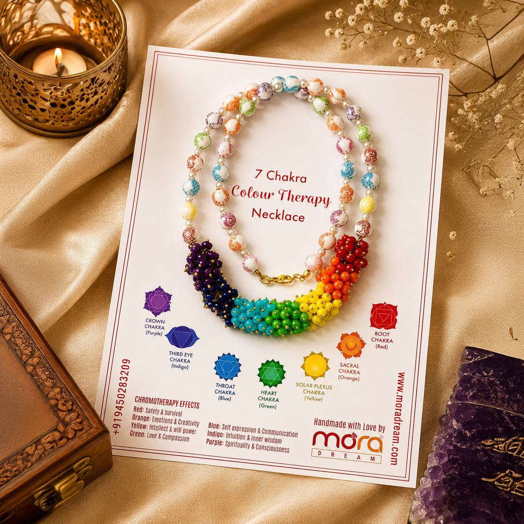 Yoga 7 Chakra Colour Therapy Necklace