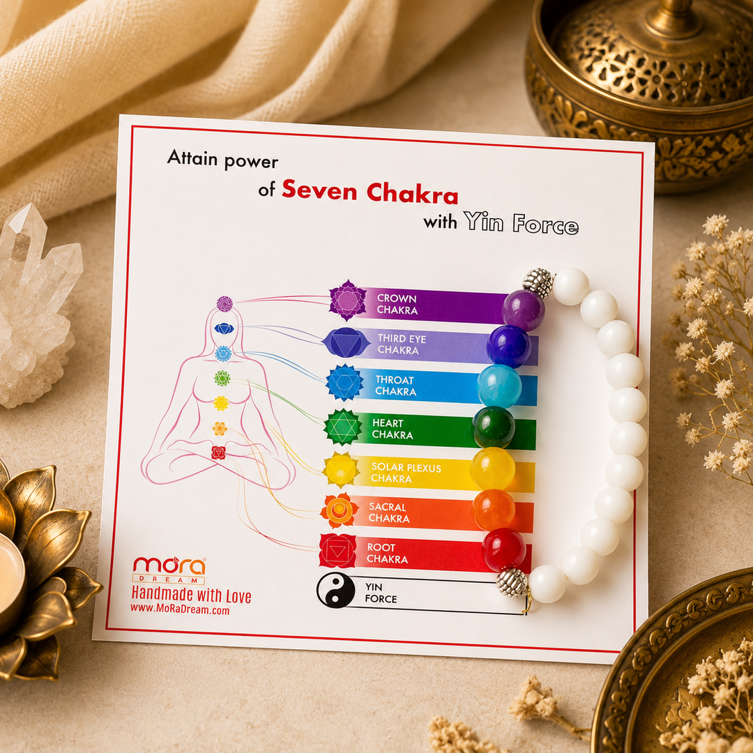 7 Chakra Colour Therapy Yin Bracelet