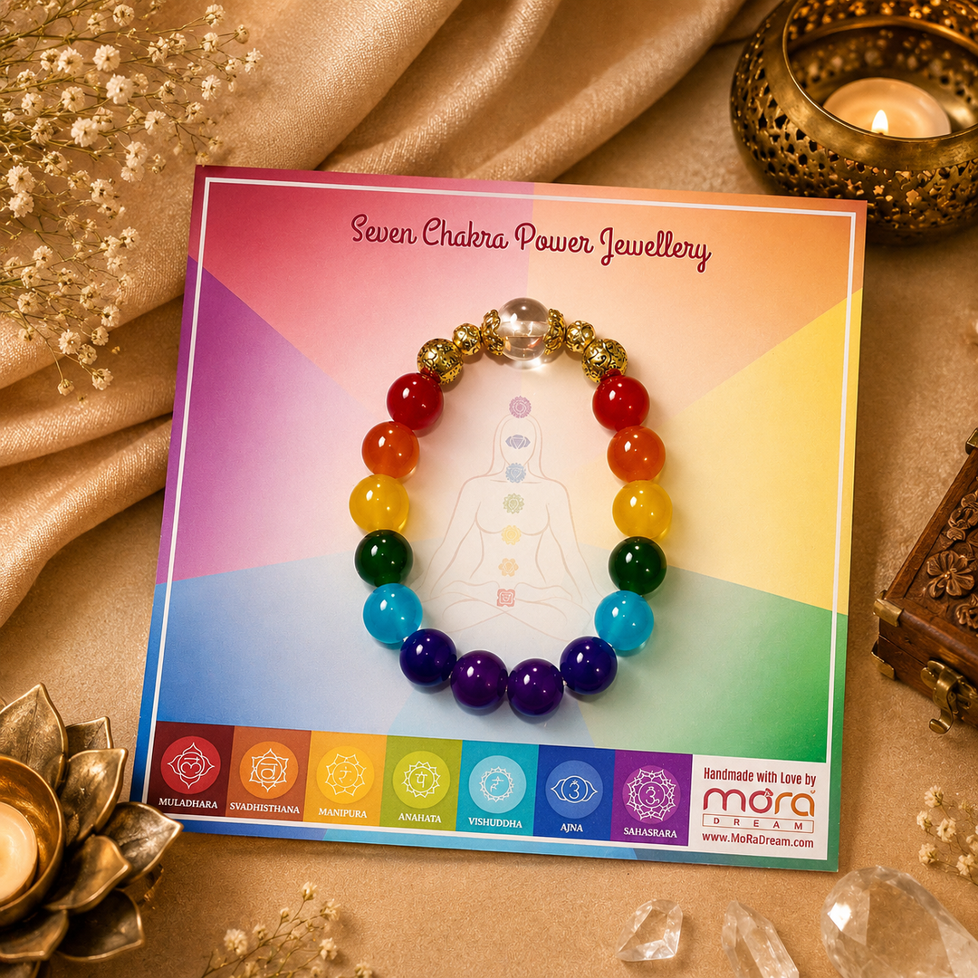 7 Chakra Colour Therapy Crystal Bracelet
