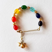7 Chakra Colour Therapy Hanging Crystal Bracelet