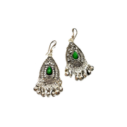 Traditional Alloy Silver Earrings
