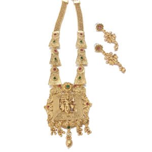 Krishna Antique Gold Plated Set